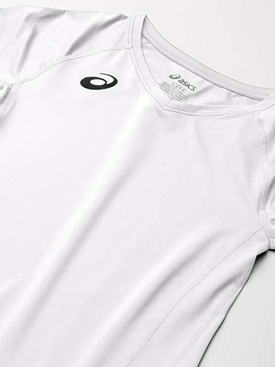 ASICS Youth Spin Serve Volleyball Jersey top White Size M MSRP $30