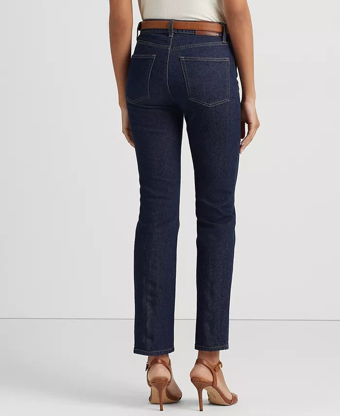 Lauren Ralph Lauren Women's High-Rise Boot Jeans Blue Size 6 MSRP $115