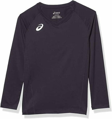 ASICS Youth Spin Serve Volleyball Jersey top Black Size L MSRP $40