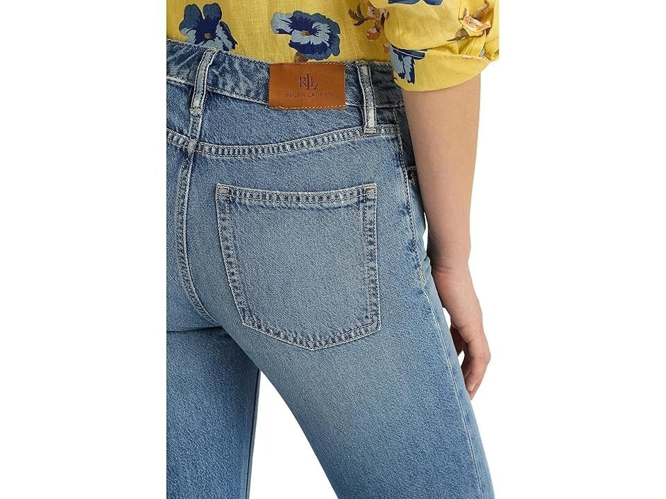 Lauren Ralph Lauren High-Rise Flare Jean Blue Size 12 MSRP $165