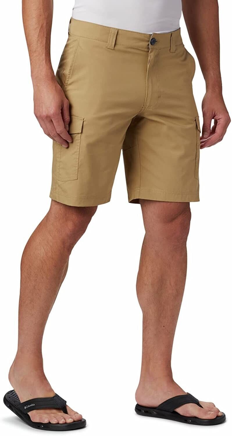 Columbia Men's Brentyn Trail Cargo Shorts brown Size 42W x 10L MSRP $60