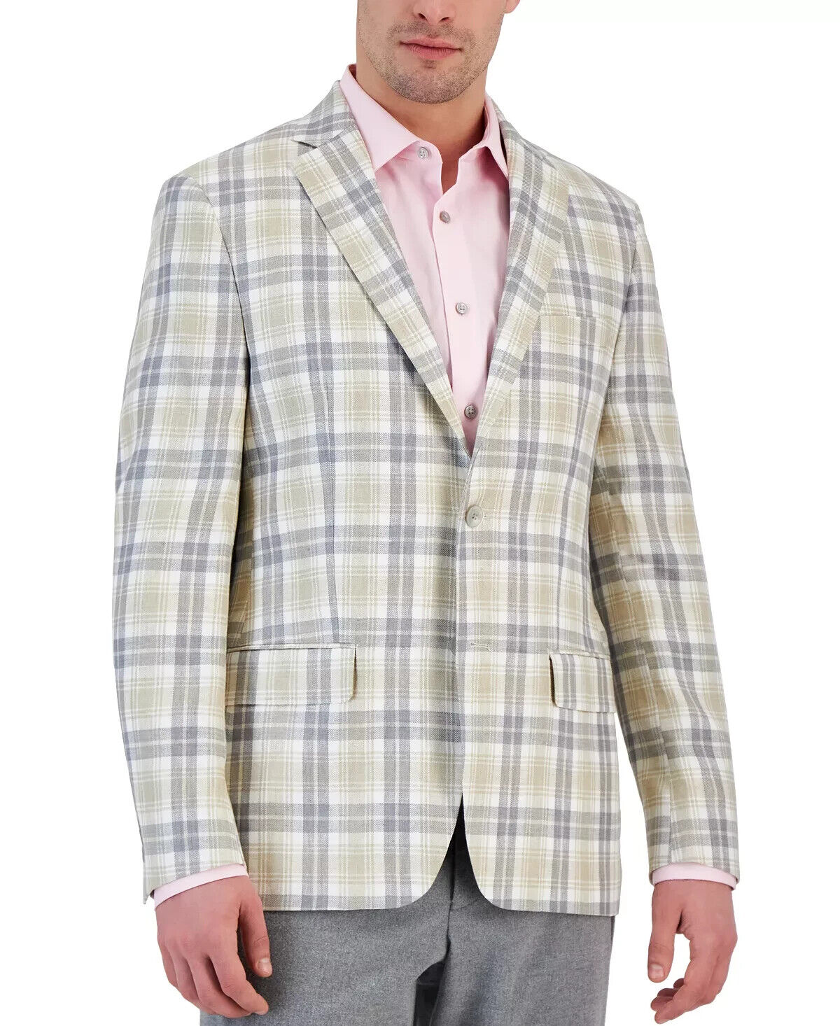 LAUREN RALPH LAUREN Ultraflex Classic Linen Sportcoats Beige Size 46R MSRP $295
