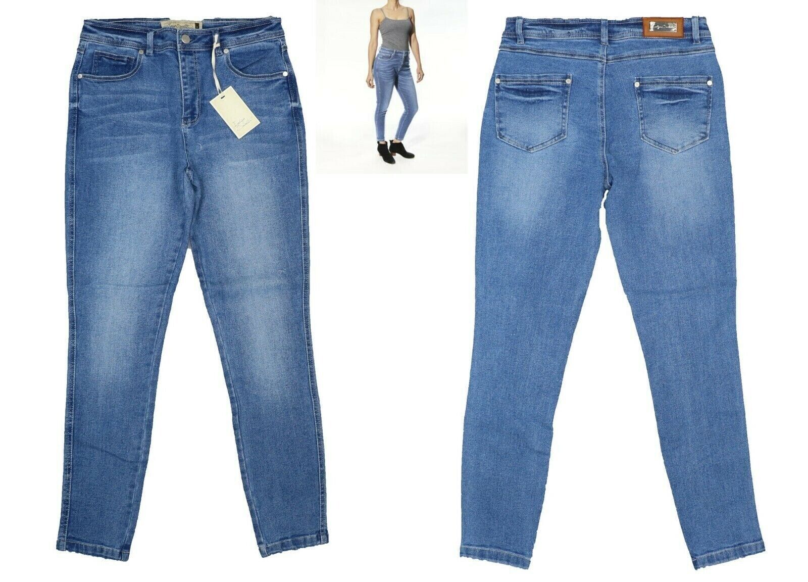 Indigo Saints Women's High Rise Jeans blue Size 27 MSRP $70