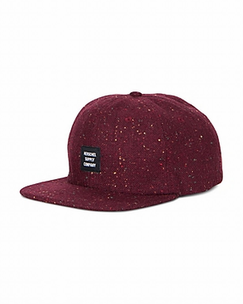 Herschel Supply Co. Wine One Albert Adjustable Baseball Cap Red One Size