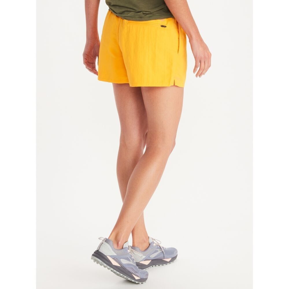 Marmot Women's Juniper Springs Shorts, Size XS Yellow MSRP $55
