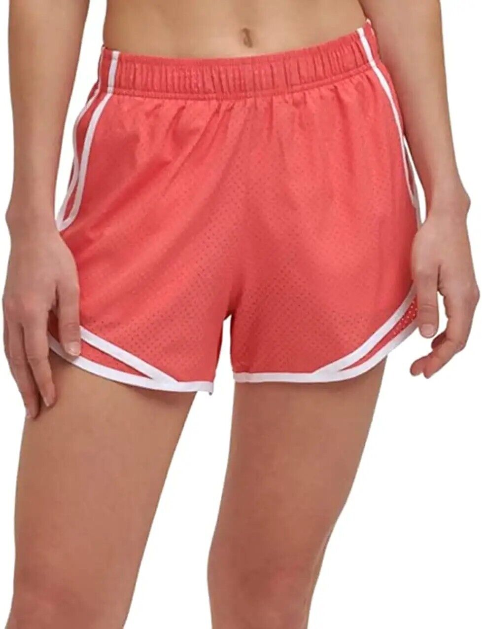 Calvin Klein Performance Womens Perforated Shorts Radiance Pink Size XS