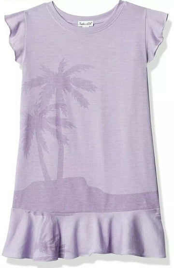 Splendid Girls' Kids' Short Sleeve Dress Soft Orchid Lilac purple Size 2
