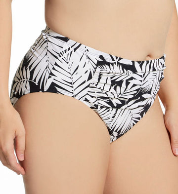 Bleu Rod Beattie Women's O22931X Plus Size High Waist Swim Bottom (Black 22W)