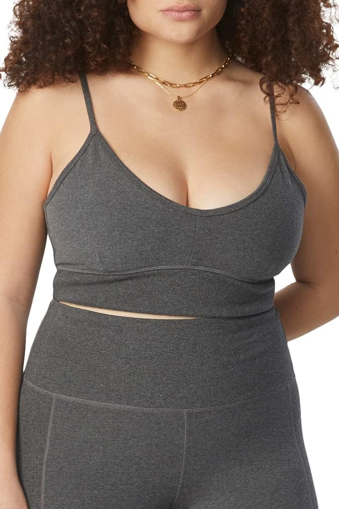 Bandier x Sincerely Jules_The Meadow Bra Medium Heather Grey Size 1X
