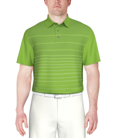 Pga Tour Mens Regular fit Short Sleeve Polo Shirt Size XL Green