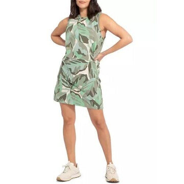 Sanctuary Women's Open Back Tank Dress Green Size M MSRP $79