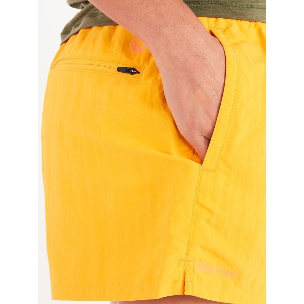 Marmot Women's Juniper Springs Shorts, Size XS Yellow MSRP $55