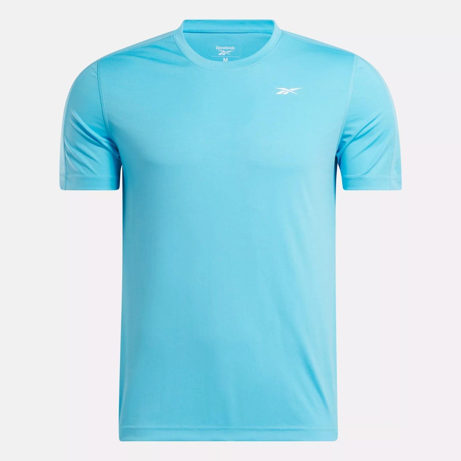 Reebok Men's Short Sleeve Crewneck Training Tech T-Shirt Blue Size M MSRP $25