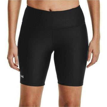 Under Armour Women's HeatGear Compression Bike Shorts Black Size XS MSRP $35