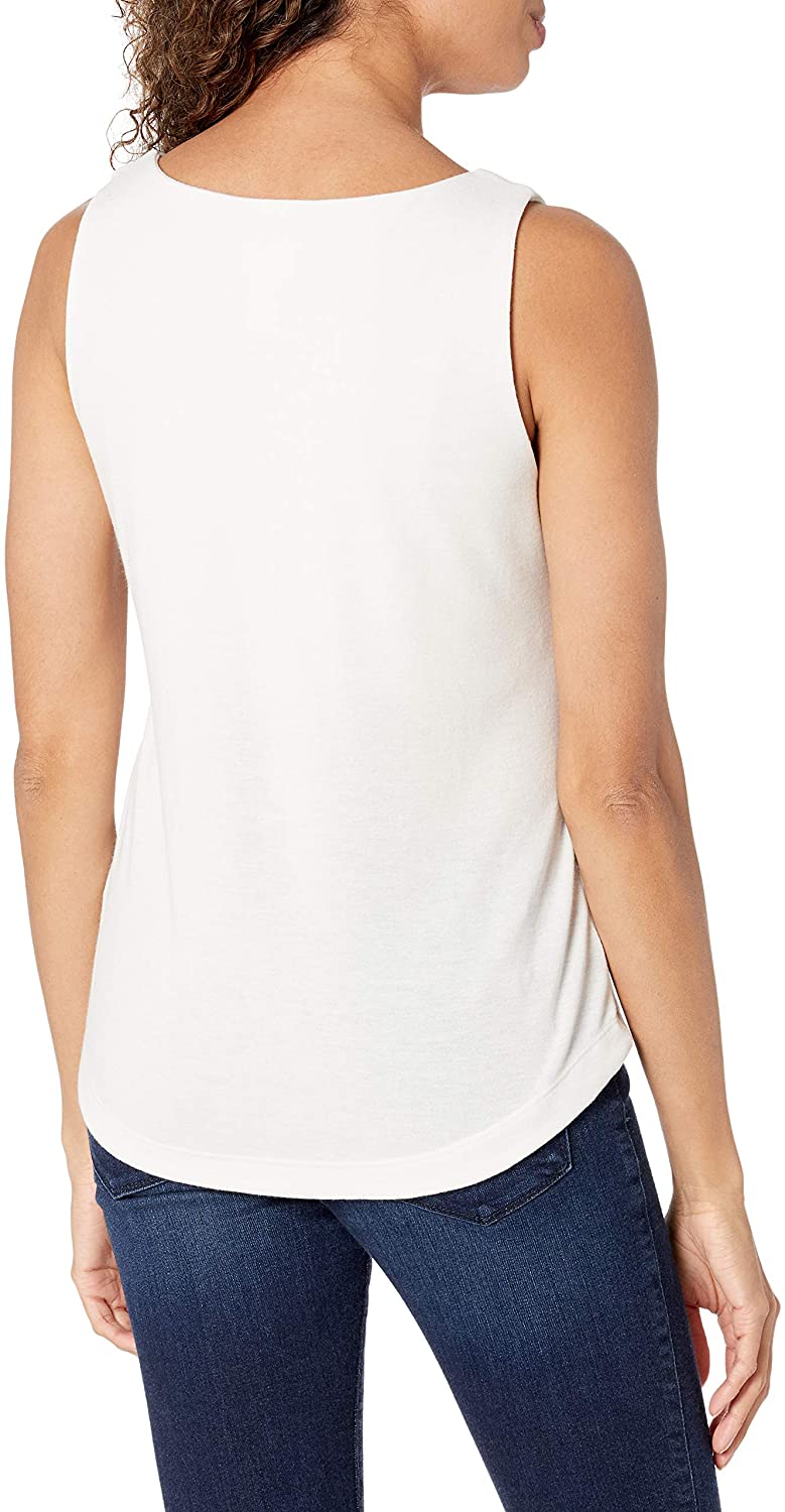 b new york Womens Recycled Tank Top X-Small Winter White Size XS