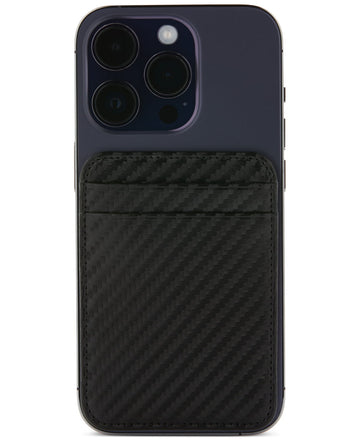 Perry Ellis Portfolio Men's Leather Phone Wallet Black