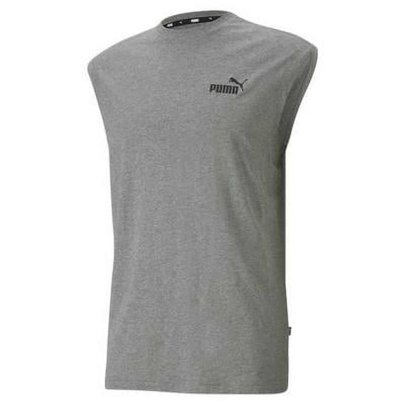 Puma Mens Regular fit Sleeveless T-Shirt Shirt XXL Grey Solid