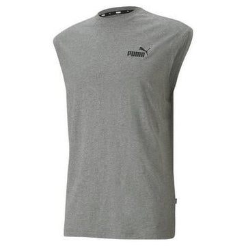 Puma Mens Regular fit Sleeveless T-Shirt Shirt XXL Grey Solid