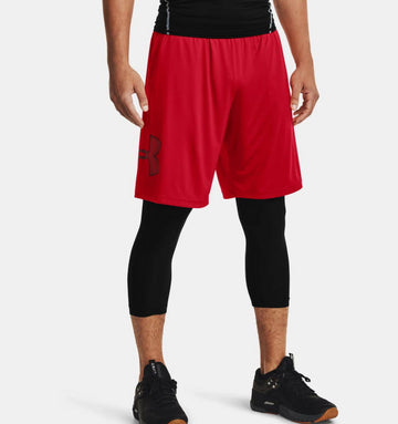 Under Armour 1306443601MD Tech Red Size M Mens Graphic Shorts