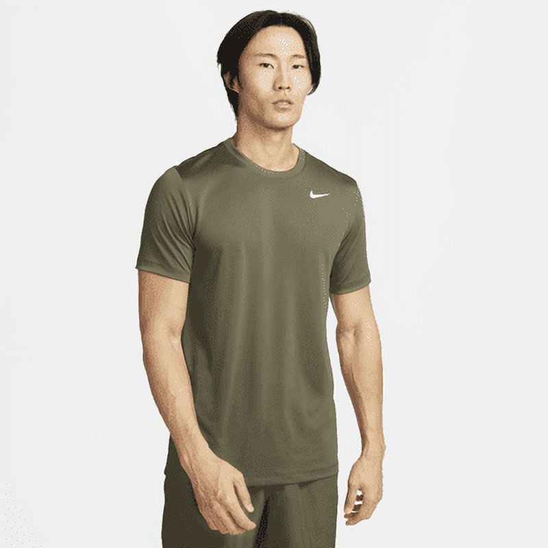 Men's Nike Dri-FIT Legend Fitness Tee Olive Green Size: S