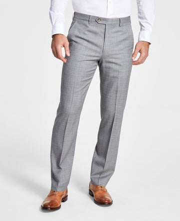 LAUREN RALPH LAUREN Men Classic-Fit UltraFlex Stretch Suit Pants Gray 44x32 $190