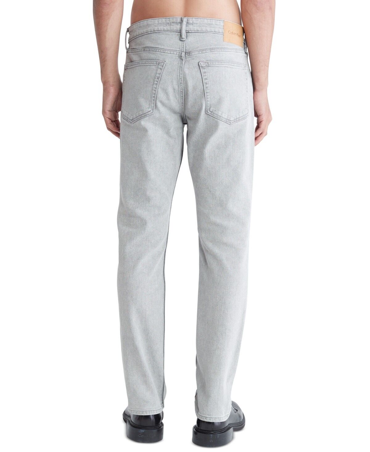 Calvin Klein Men's Slim Fit Stretch Jeans Gray Size 31x32 MSRP $90