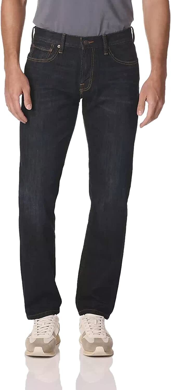 Lucky Brand Men's 221 Straight Jean, Barite Size 42W X 32L blue MSRP $99