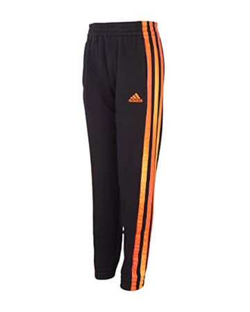 adidas Boys' Big Youth Core Linear Jogger Size L, Black