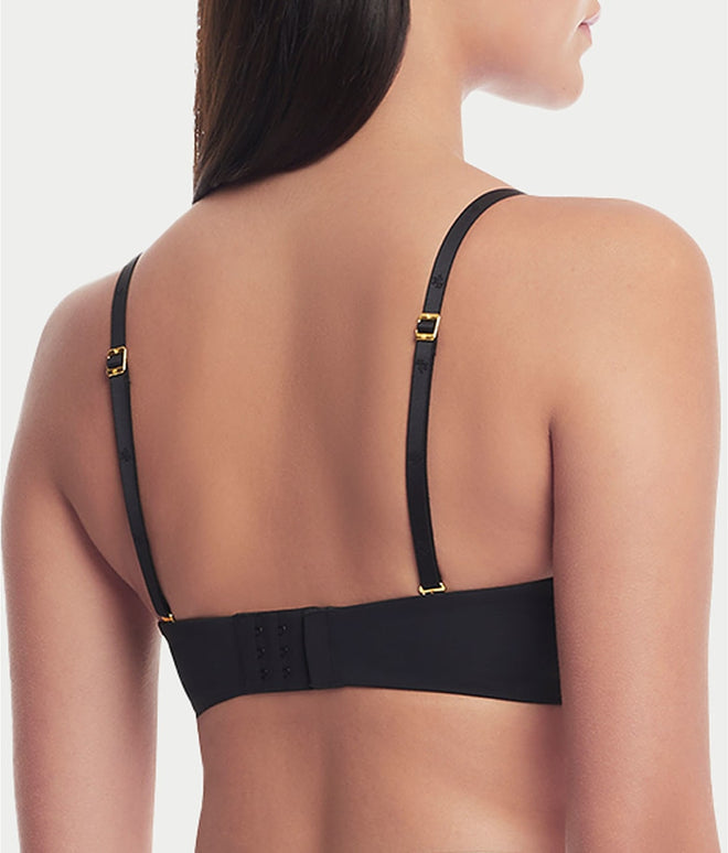 Lauren Ralph Lauren Smoothing Convertible Strapless Bra 4L0056 Black, Size 36B