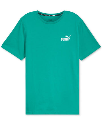 Puma Men Regular fit Short Sleeve T-Shirt Shirt Large Green Solid