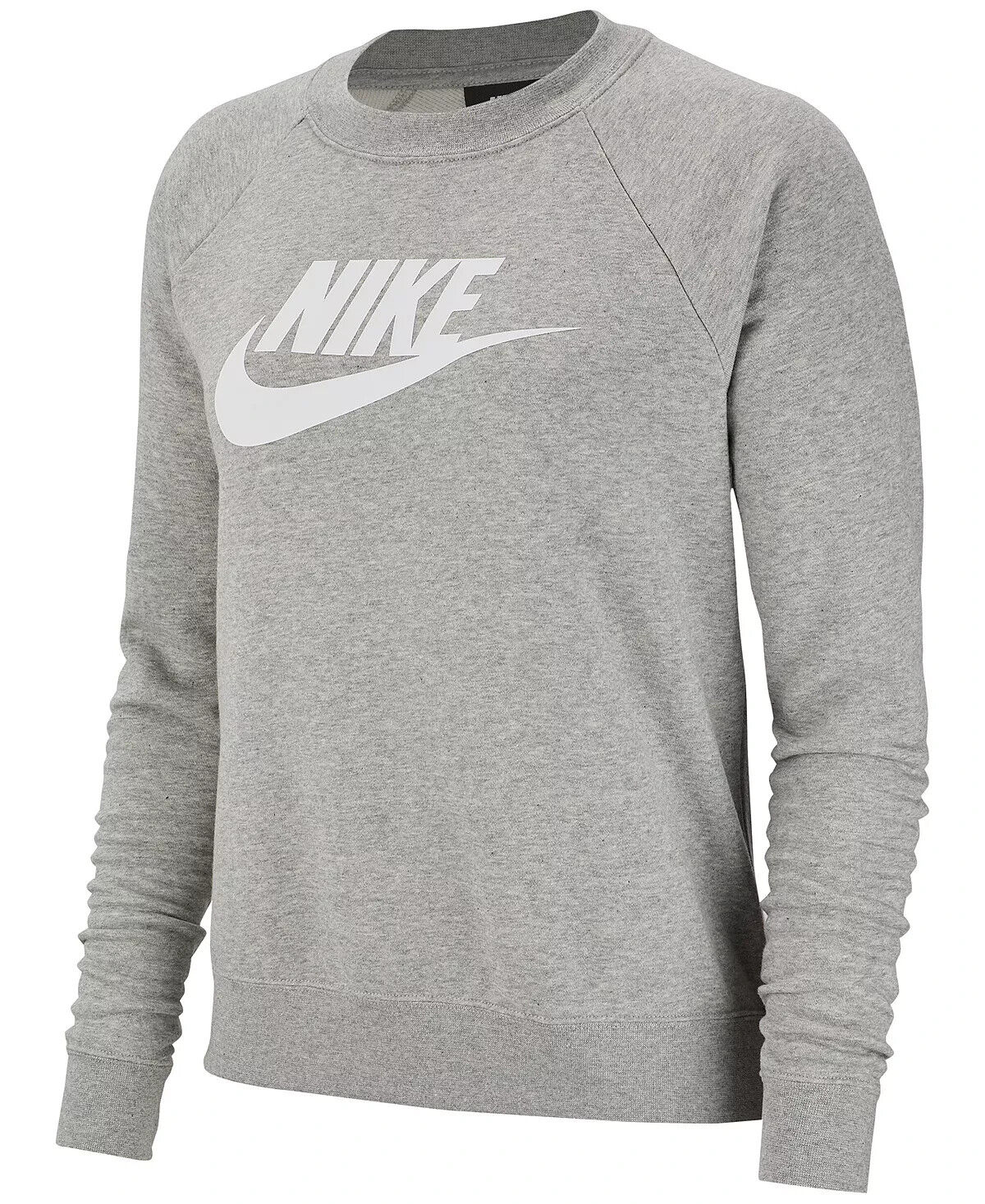 Nike Womens Plus Size Essential Fleece Sweatshirt Gray Size 3X MSRP $60