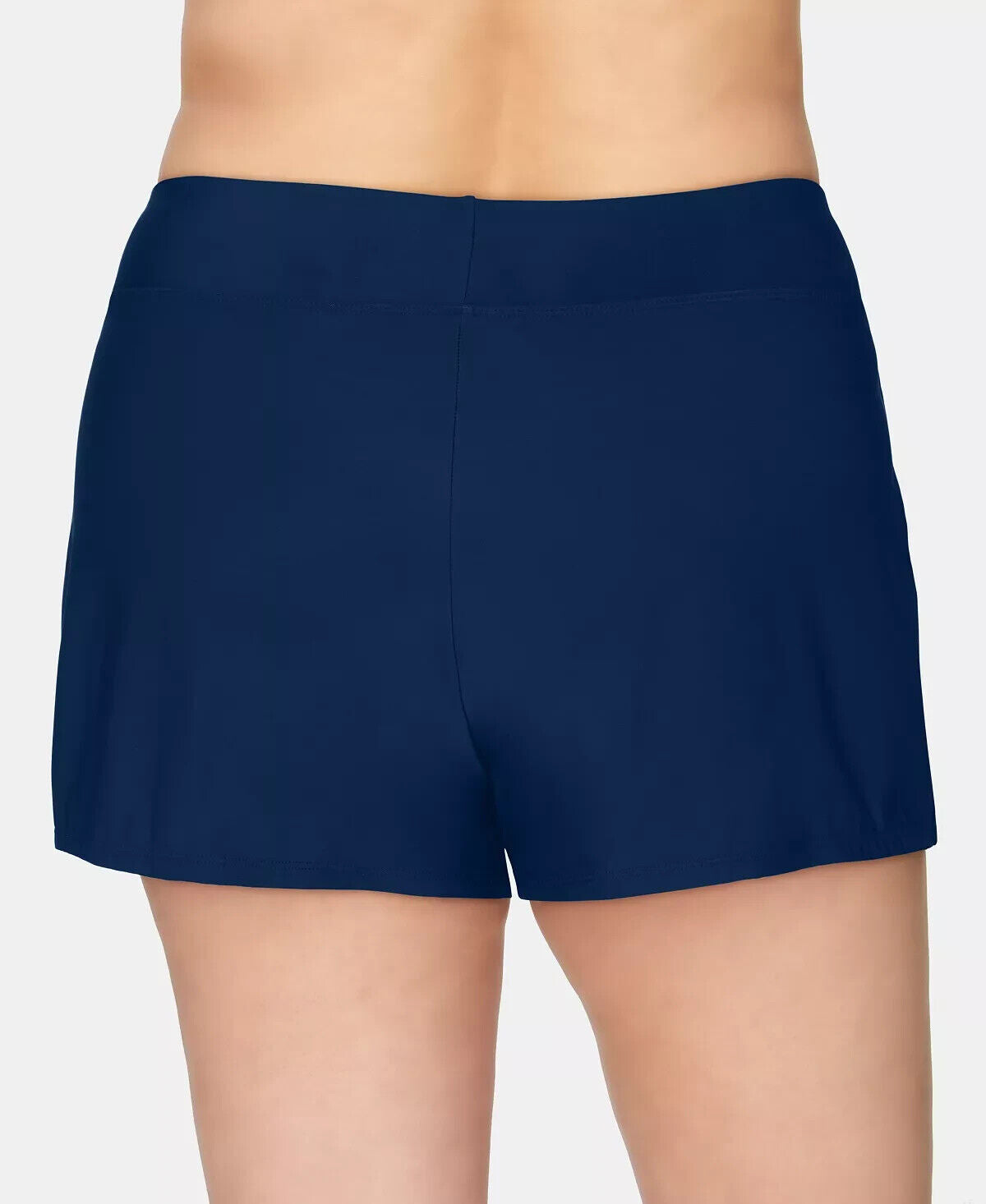 SWIM SOLUTIONS Plus Size Swim Shorts Navy Blue Size 18W MSRP $59