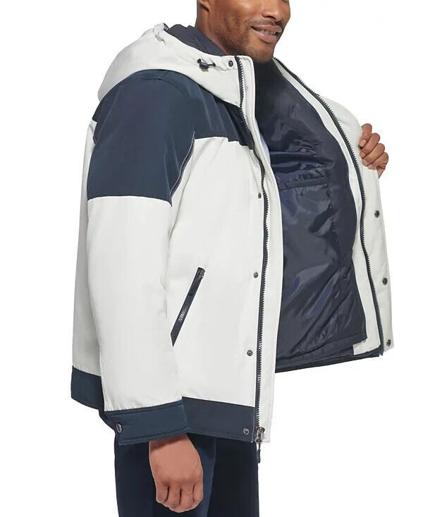 Club Room Men's 3-in-1 Hooded Jacket White Size XL MSRP $250