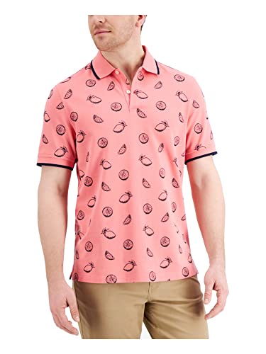 Clubroom Mens Pink Classic Fit Performance Stretch Polo Pink Size XXL