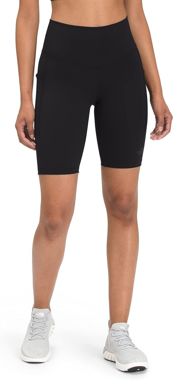 The North Face Motivation High Waist Pocket Short Tights Black Size S MSRP $55