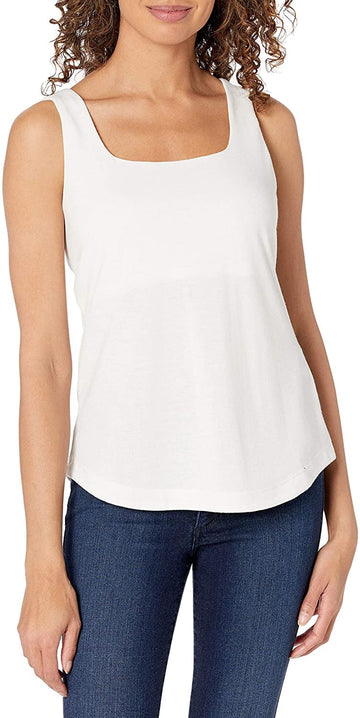 b new york Womens Recycled Tank Top X-Small Winter White Size XS