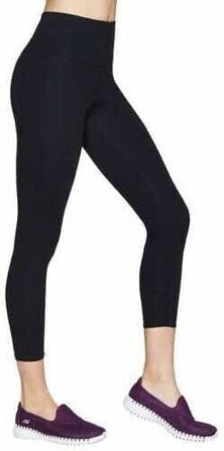 Skechers Womens 7/8 Gowalk Tight 4-Way Stretch blue Size XS Black