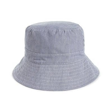 Club Room Men's Striped Bucket Hat Dark Blue OSFA