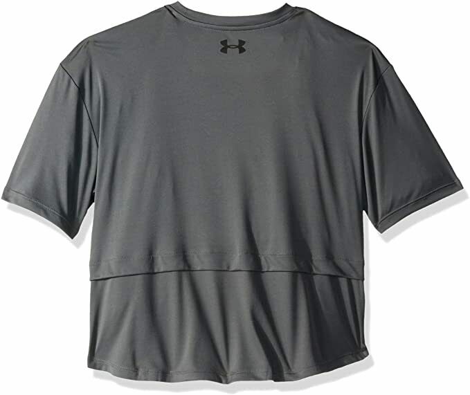 Under Armour Girls' Sun Armour Tee, Gray Size Youth Small MSRP $30