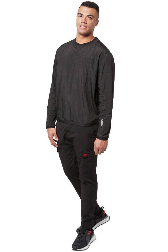 HUGO BOSS Men's Dobile Regular Fit Sweatshirt Black Size XL