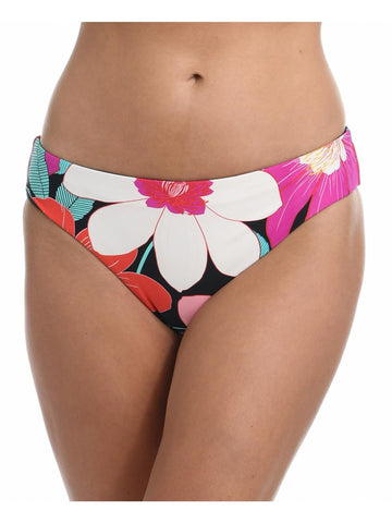 La Blanca Womens Floral Reversible Swim Bottom Separates Pink Size 14