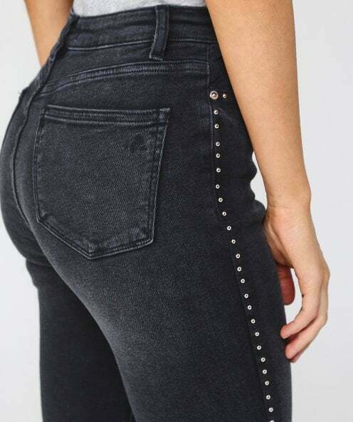 DL1961 Chrissy Ultra High Waist Ankle Skinny Jeans Size 30 Black MSRP $209