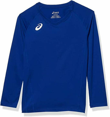 ASICS Youth Spin Serve Volleyball Jersey top Royal Blue Size S MSRP $40