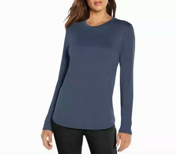 Banana Republic Womens Long Sleeve Crewneck Top blue Size XL