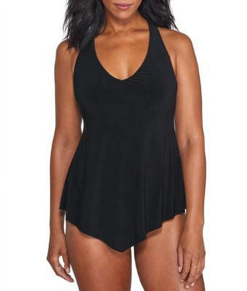 Magicsuit Solid Taylor Underwire Tankini Top Size 10DD Cups Swimsuit Black
