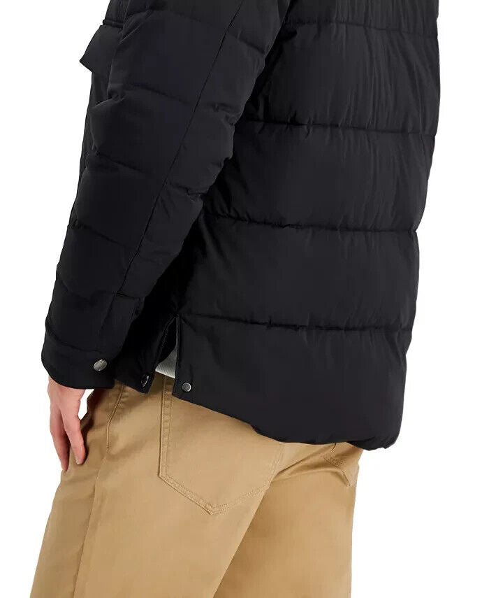 Michael Kors Men's Puffer Shirt Jacket Black Size S MSRP $348