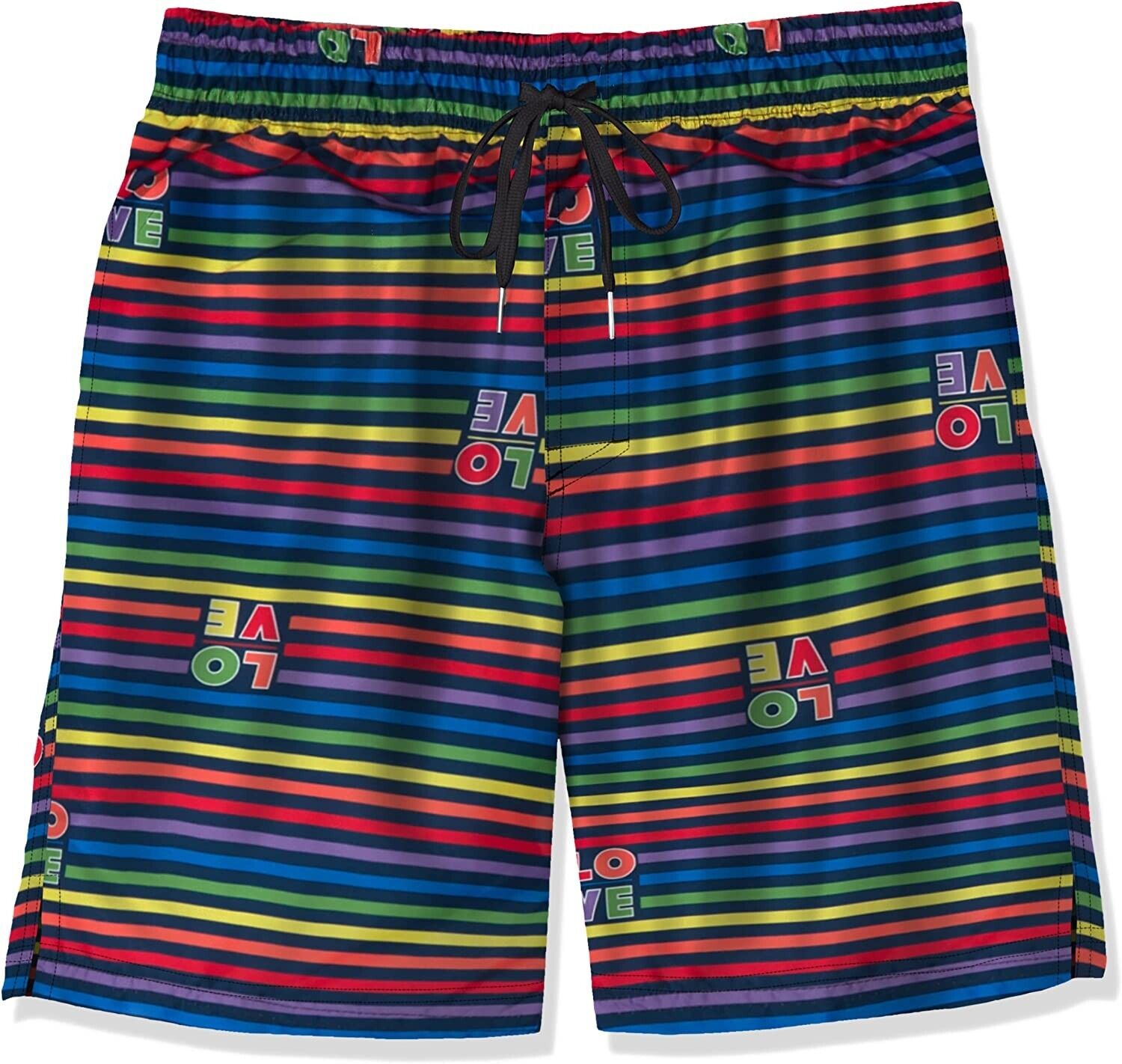 2(X)IST Mens Quick Dry Printed Board Short Swimwear Navy blue Size XL MSRP $58