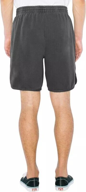 American Apparel Men's French Terry Basketball Short Faded Black, Size S