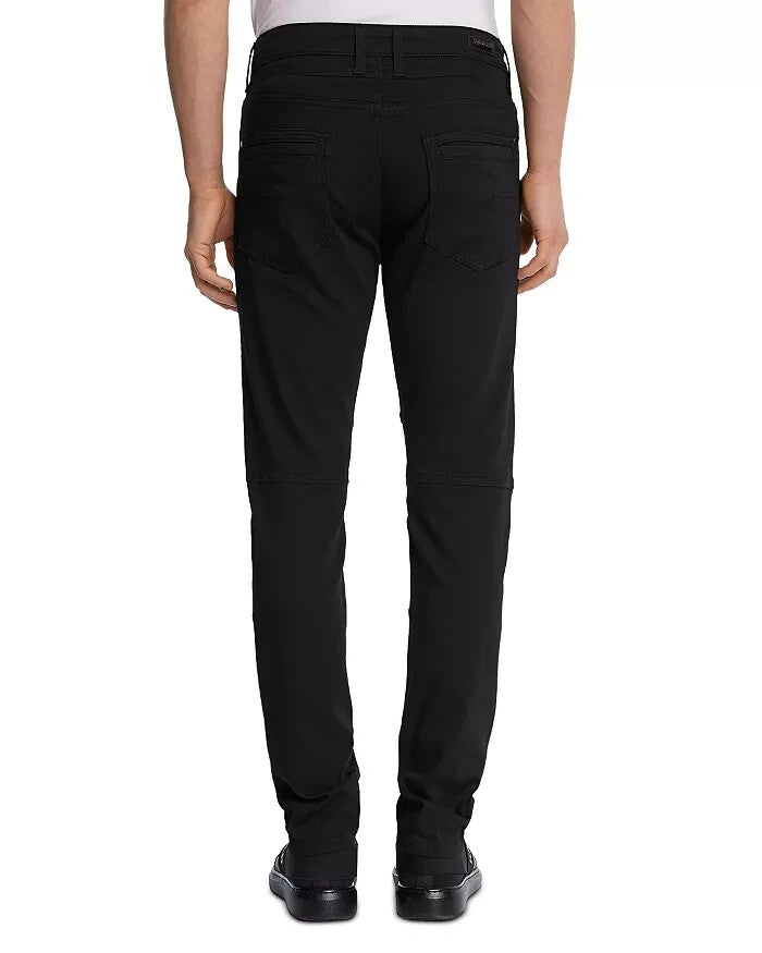 KARL LAGERFELD Men's PARIS Moto Pants Black Size 36 SALE MSRP $149