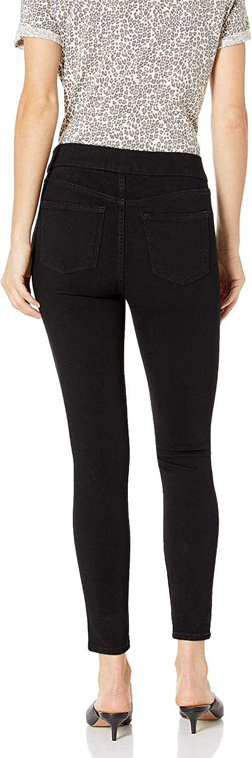Sanctuary Women's Uplift Pull On Legging Ankle, Jet, Size 24 Black